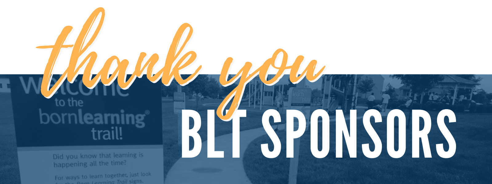 Thank You BLT Sponsors